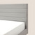 Silk & Snow Horizontal Tufted Bed