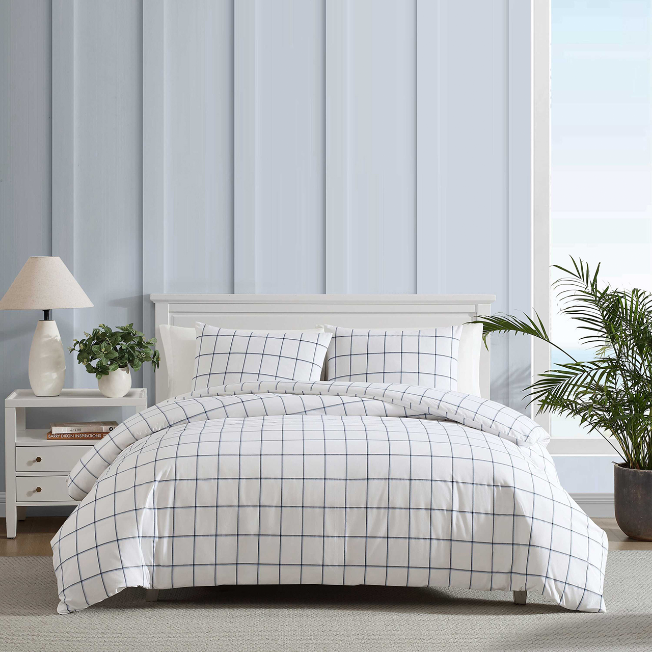 Nautica Plot Cotton Duvet Cover Set
