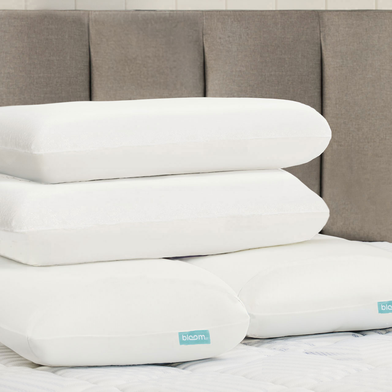 Bloom Chill Foam High Loft Pillow in room Bloom Chill Foam High Loft Pillow in room