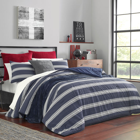 Bedding Set Blue Stripes Bedding Set Blue Stripes