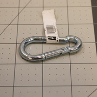 CHAIN SNAP, 1/4", ZINC SPRING