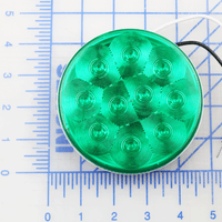 GREEN LED/ Lens 12 volt