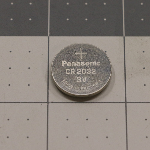 BATTERY, MAIN BOARD, CR2032, 3V 20MM OD X 3.2MM THK