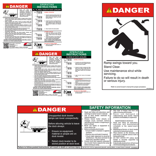 KIT, DECAL, SAFETY, DL/NL/TS