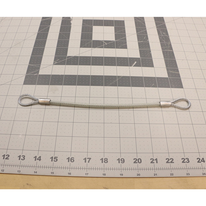 LANYARD,LCKG,LOOP-LOOP,.125"DIA X 12"LG