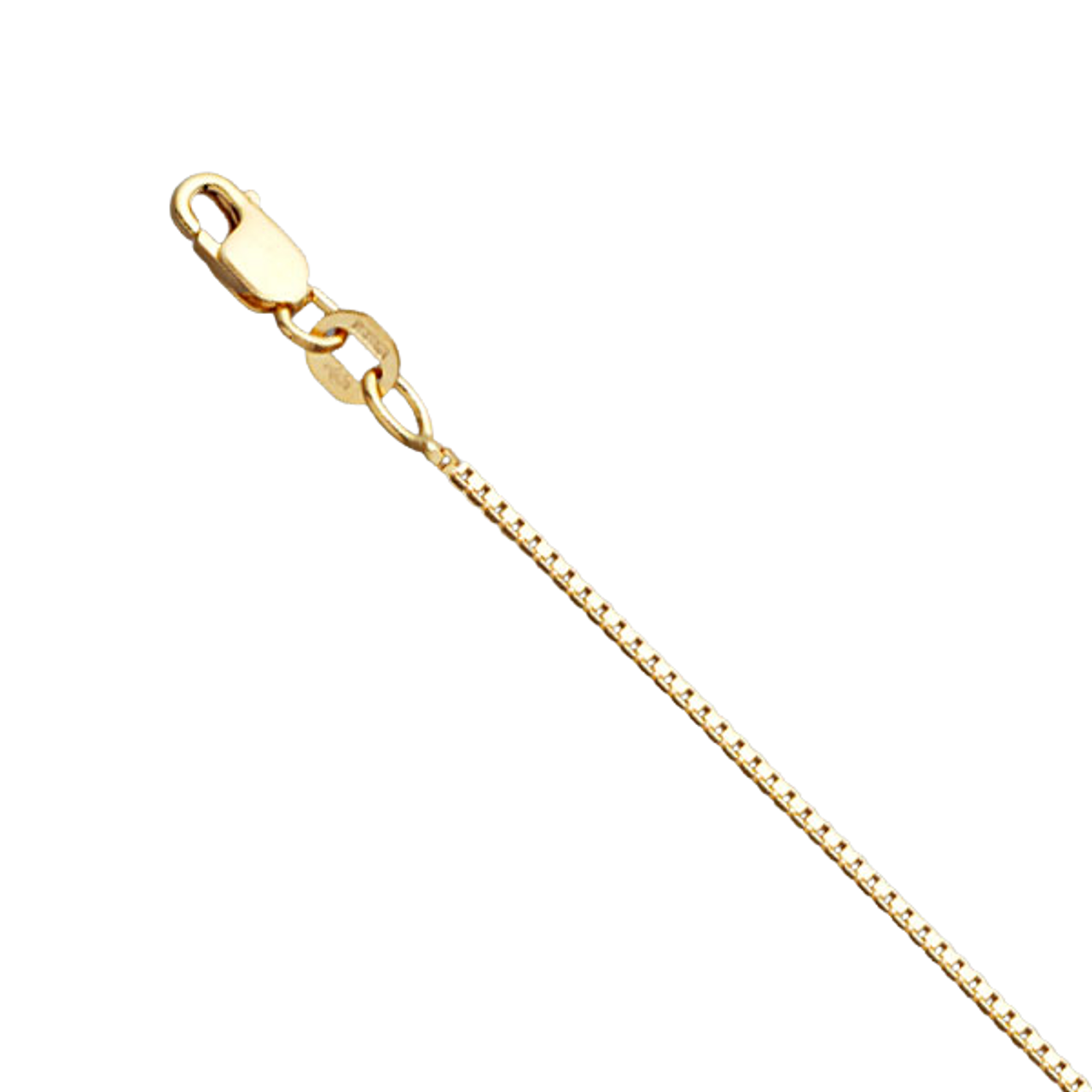 14K Yellow Gold 1.0mm Box Chain