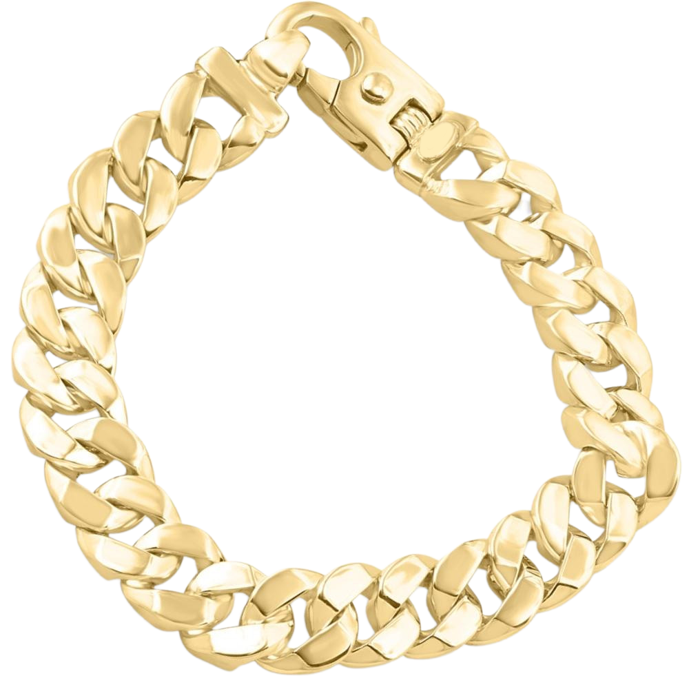 18k Handcrafted 12mm Miami Cuban Link Chain - Gracious Rose Jewelry