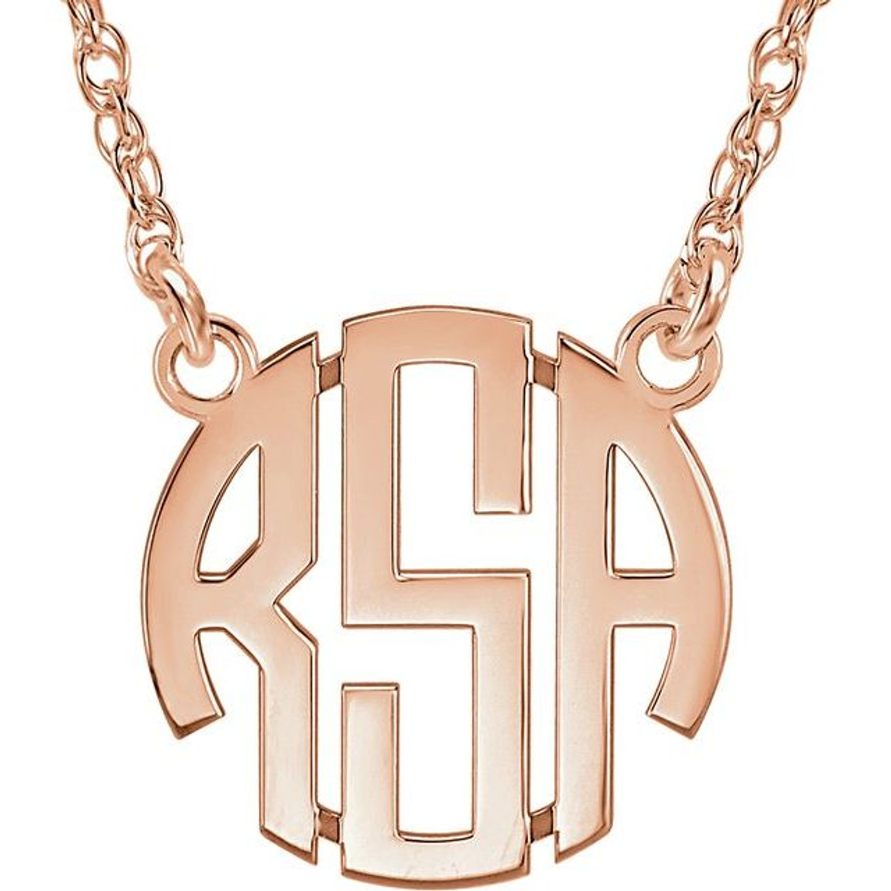 Rose Gold Initial Necklace , Stainless Steel Letter Necklace , Layering Monogram  Necklaces , Minimalist Necklace - Etsy | Rose gold initial necklace, Monogram  necklace, Initial necklace