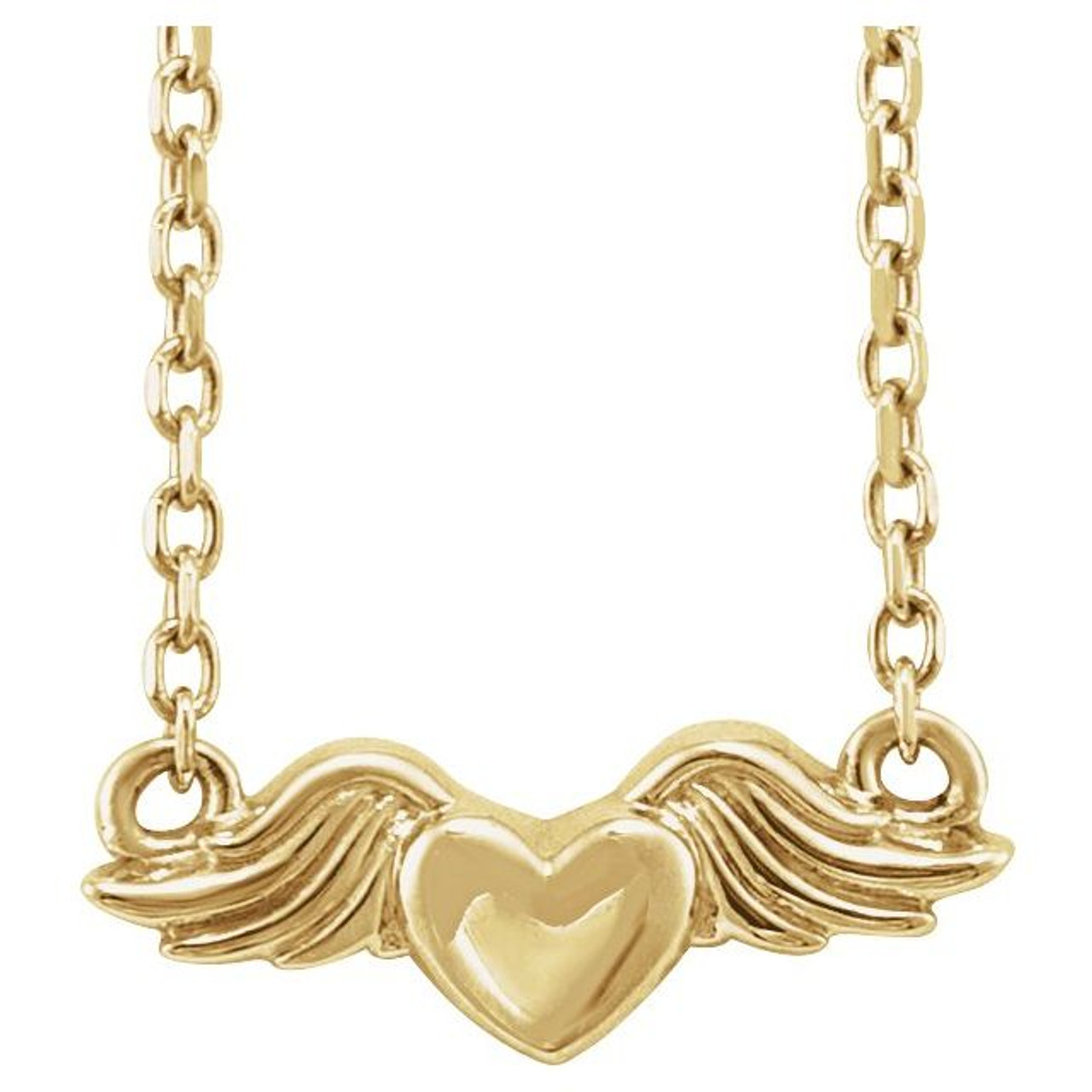 Buy Gold Plated Sterling Silver Angel Wing Necklace Online in India - Etsy