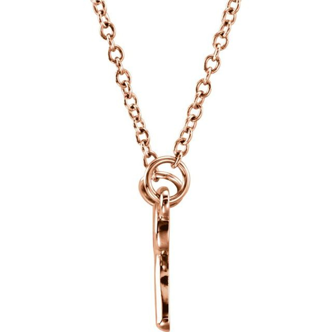 Juicy Couture Necklace.rose Gold Ton Necklace.link Necklace. Bow Charm  Necklace.pave Bow Necklace.gift Jewelry for Her 