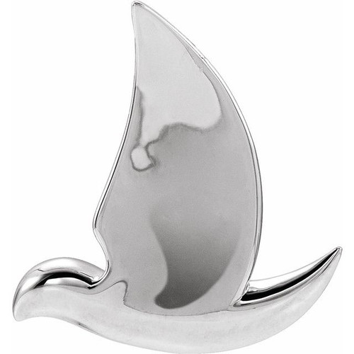 Platinum Holy Spirit Dove Pendant