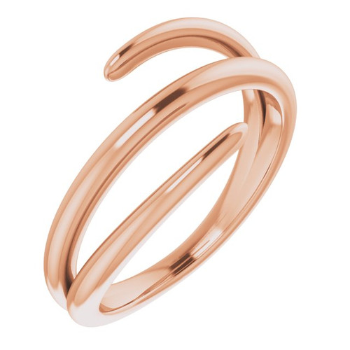 14K Rose Gold Freeform Ring