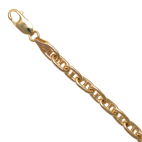 14K Yellow Gold 5.3mm Anchor Chain