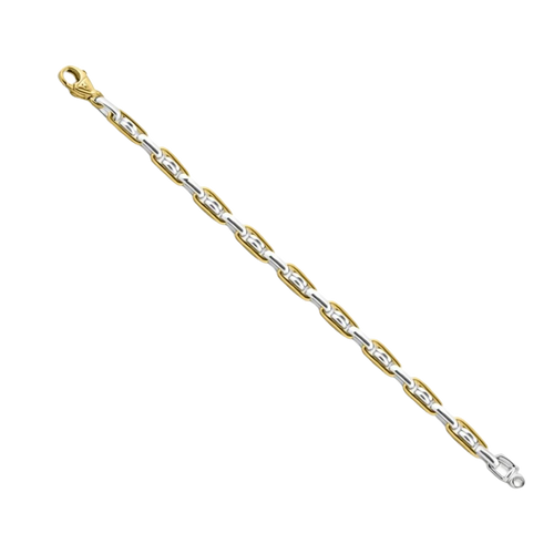 18k Handcrafted 7.5mm Barrel-Inspired Chain