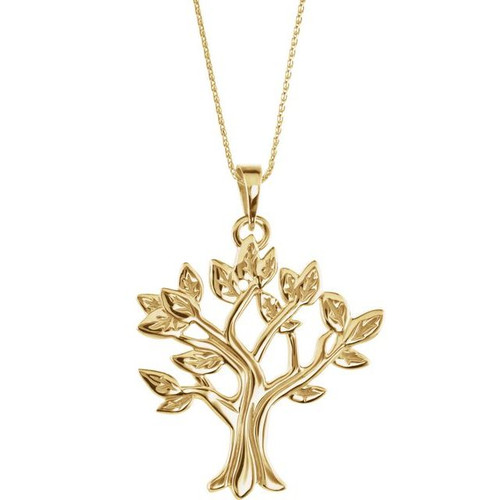 14K Yellow Gold  My Tree™ Family Necklace