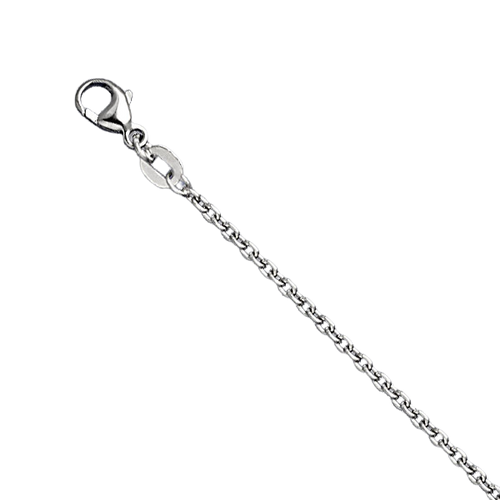 Platinum 1.8mm Round Cable Chain