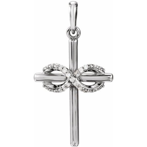 Platinum Infinity Diamond Cross