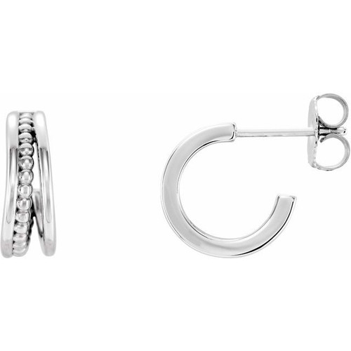 Small Sterling Silver Open Circle Halo Stud Earrings with Cubic Zircon –  Art and Molly