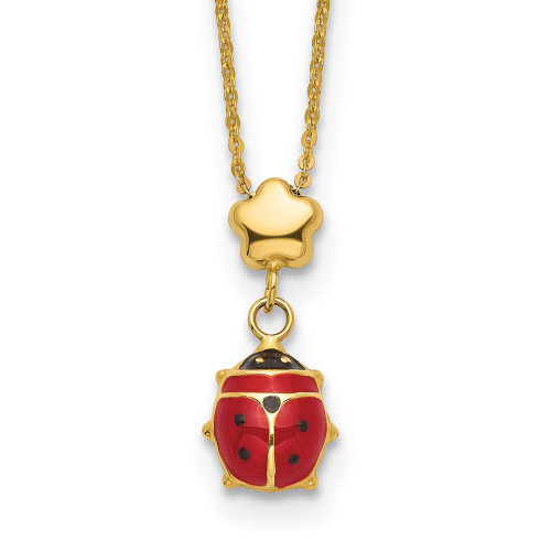 【関税&送料込】Loewe Dangling Ladybug Necklace Ladybird Necklace, Ladybug Necklace - Silver/Gold/Rose Gold
