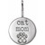 Platinum .01 CTW Natural Diamond Engraved Cat Mom Paw Print Pendant