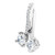 Platinum 1/2 CTW Natural Diamond Pendant