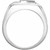 Platinum Natural Black Onyx & 1/8 CTW Natural Diamond Bezel-Set Ring