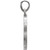 Platinum 1/5 CTW Diamond Round Engravable Pendant