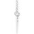 Platinum Engravable Heart 16-18" Necklace