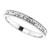 Platinum 3.2 mm Floral-Inspired Band