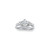 Platinum 1/2 CTW Natural Diamond Wrap-Style Ring Enhancer