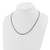 4.3mm Diamond Cut Solid Curb Necklace