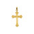 14k Yellow Gold Classic Cross Pendant