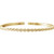 14K Yellow Gold 1/6 CTW Natural Diamond Stackable Bangle 7" Bracelet