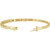 14K Yellow Gold 1/2 CTW Diamond Bangle Bracelet