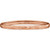 14K Rose Gold 5.1mm Hammered Bangle 7 1/2" Bracelet