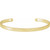 14K Yellow Gold Engravable Cuff 7" Bracelet
