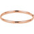 14K Rose Gold 4.75mm Hinged Bangle Bracelet