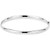 14K White Gold 4.75mm Hinged Bangle Bracelet