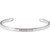 14K White Gold Engravable Cuff 7" Bracelet