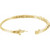 14K Yellow Gold 1/4 CTW Natural Diamond Bangle Bracelet