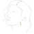 14K Yellow Gold Geometric Dangle Earrings