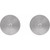 14K White Gold Spike Earrings