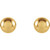 14K Yellow Gold Ball Stud Earrings