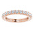 14K Rose Gold 1 1/2 CTW Diamond Eternity Band