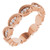 14K Rose Gold 1/6 CTW Natural Diamond Eternity Band