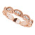 14K Rose Gold 1/6 CTW Natural Diamond Eternity Band