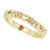 14K Yellow Gold 1/8 CTW Natural Diamond Heart Eternity Band