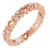 14K Rose Gold 1/8 CTW Natural Diamond Heart Eternity Band