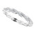 14K White Gold 1/4 CTW Natural Diamond Twisted Eternity Band