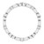 14K White Gold .05 CTW Natural Diamond Eternity Band